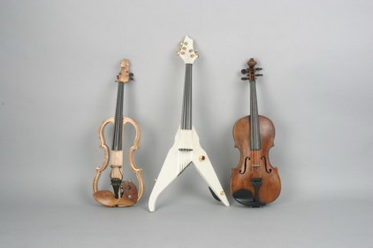 Электроскрипка Avrora, электроскрипка Viper и моя классическая скрипка - скрипач Владимир Ветт